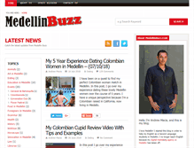 Tablet Screenshot of medellinbuzz.com